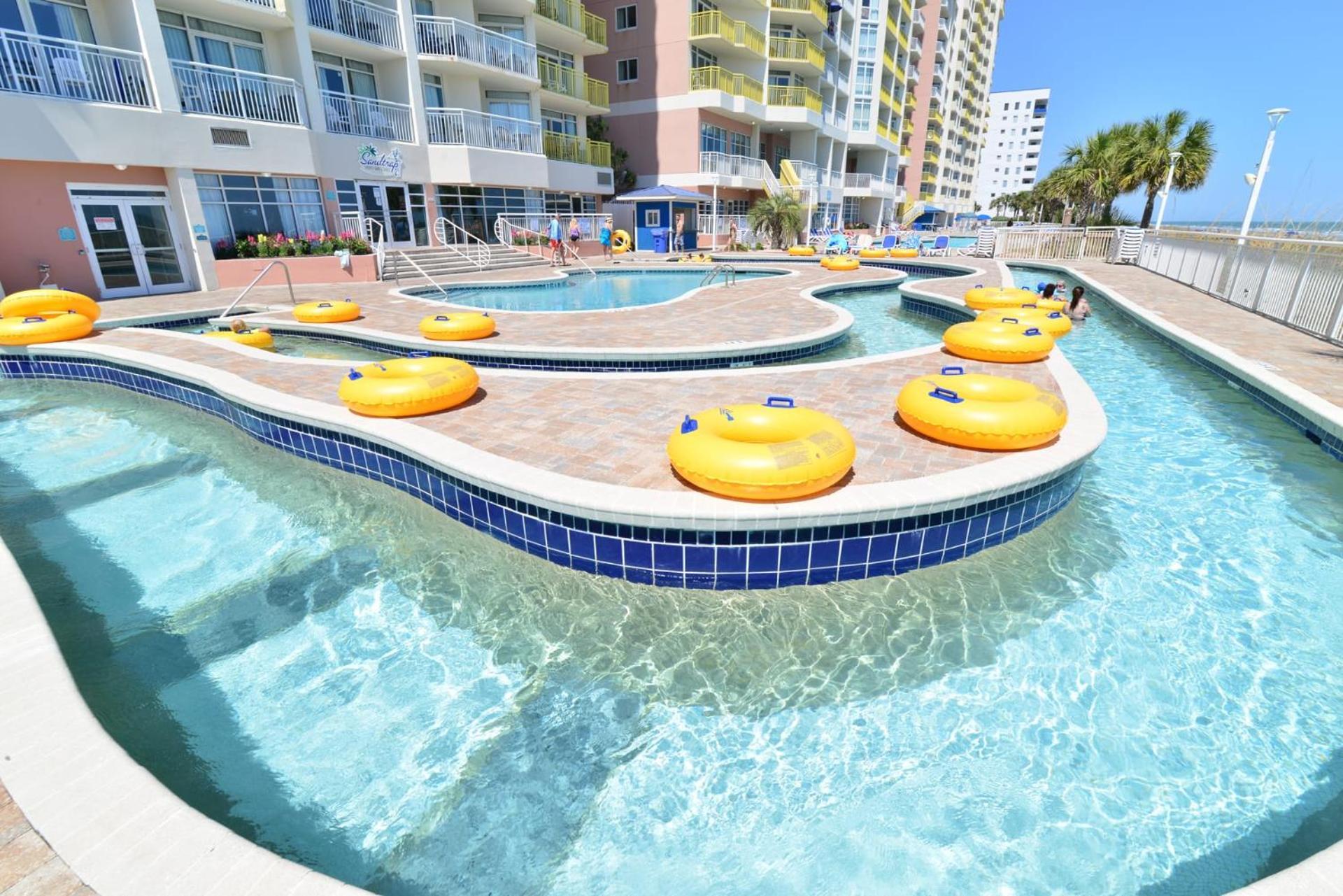 Oceanfront Top Location Modern Resort Lazy River Huge Pool Oasis Myrtle Beach Eksteriør billede