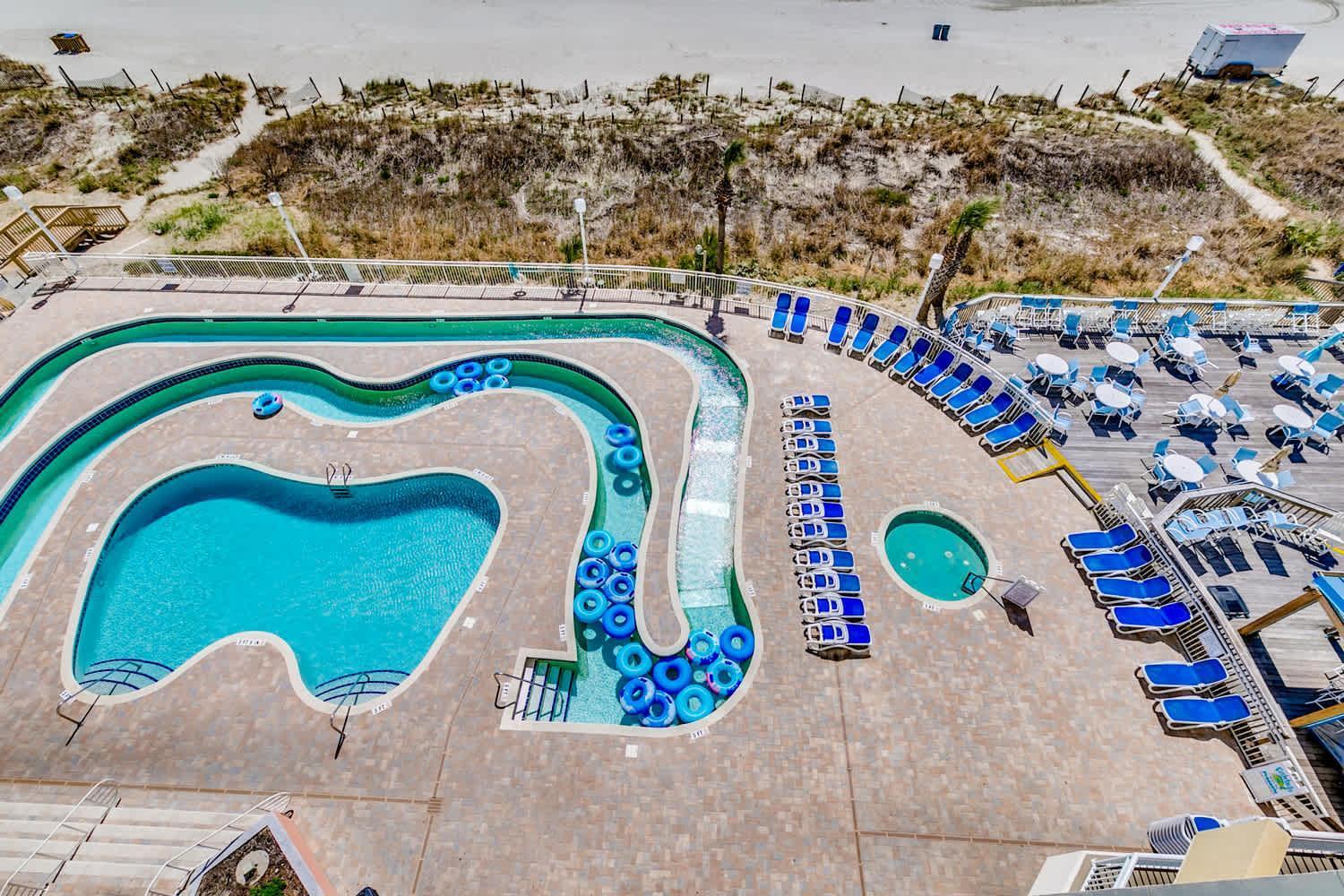 Oceanfront Top Location Modern Resort Lazy River Huge Pool Oasis Myrtle Beach Eksteriør billede