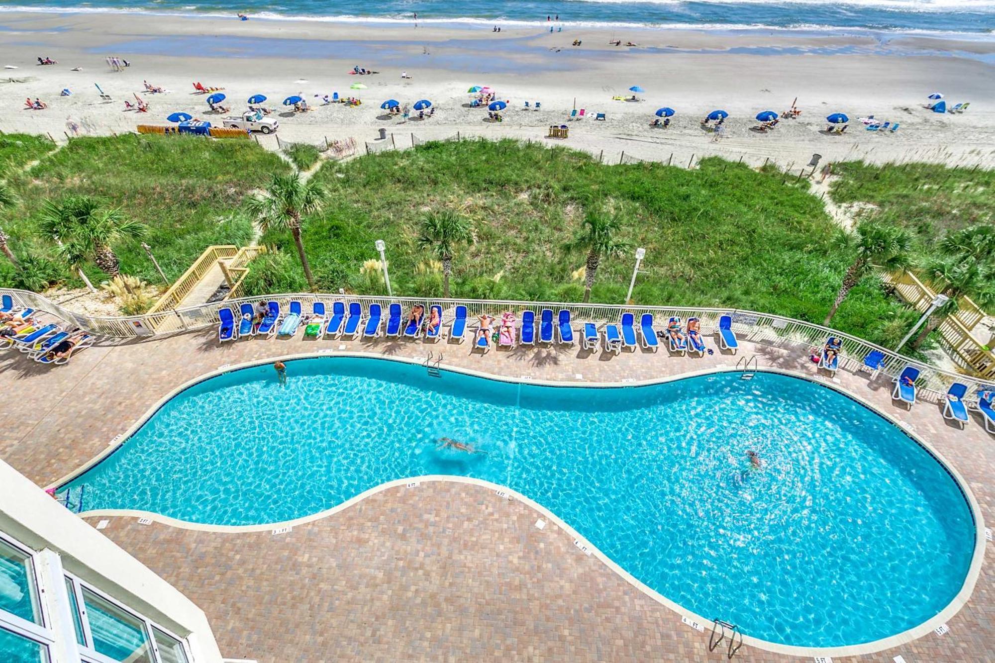Oceanfront Top Location Modern Resort Lazy River Huge Pool Oasis Myrtle Beach Eksteriør billede